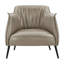 Fauteuil demi-tonneau en faux cuir Rangins-24993337