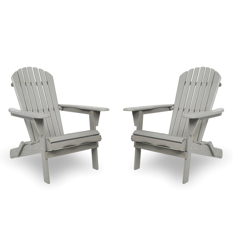 Outdoor Gray Backyard - Folding With Design Furniture Chair Embossing, Gray