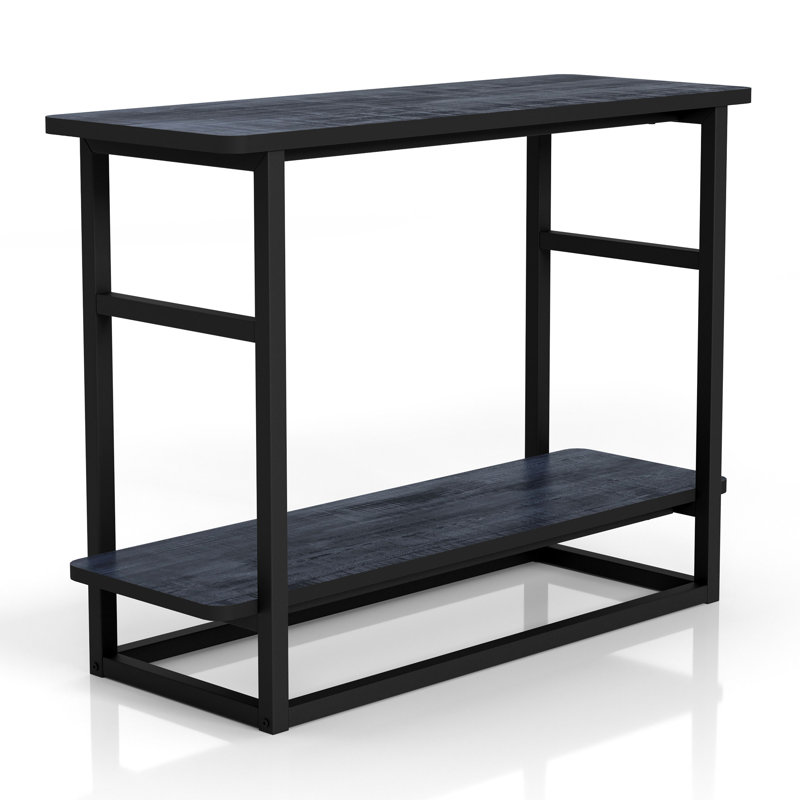 End Table, Rustic Navy