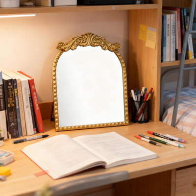 Miroir de maquillage rétro