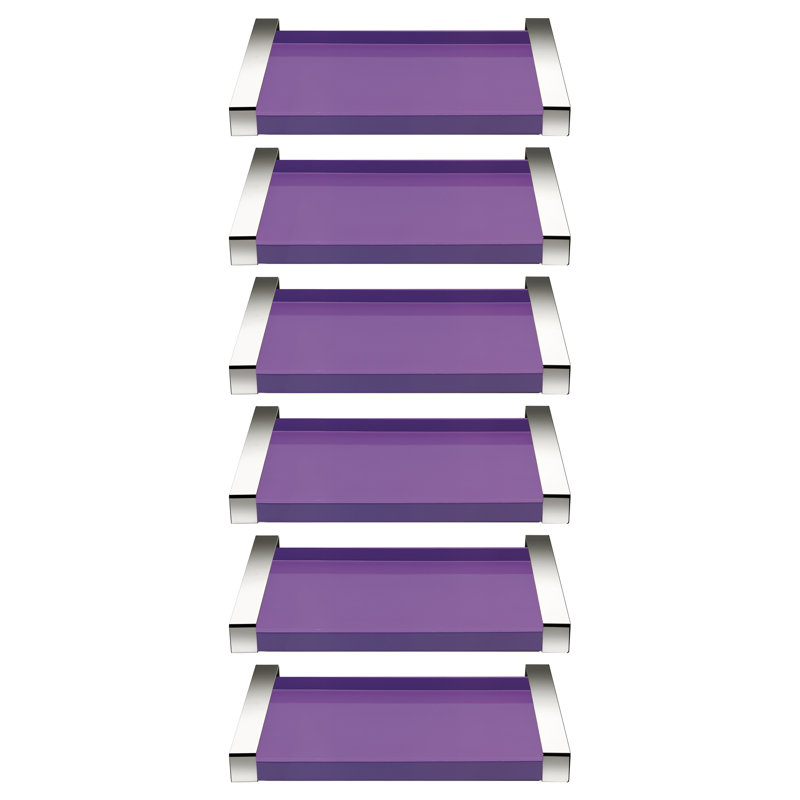 Quattro Tray, 2.36" H x 19.69" L x 12.6" W, Purple