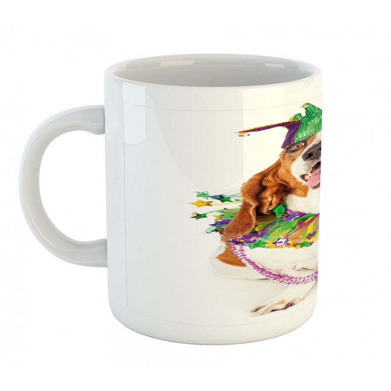 Grande tasse à café mardi gras