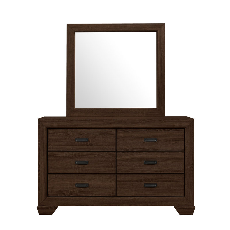 Miroir de chambre Farrow Chocolat (miroir seulement), Chocolat