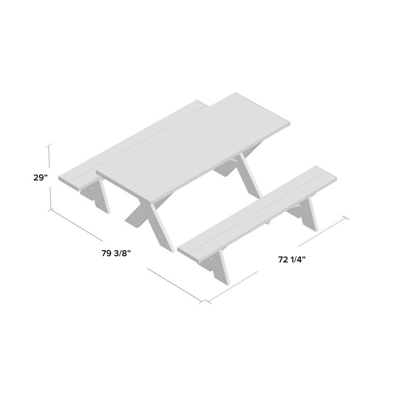 Table de pique-nique Wyona