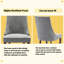Ensemble de 8 chaises de salle à manger rembourrées Modern Simplicity-1485294704