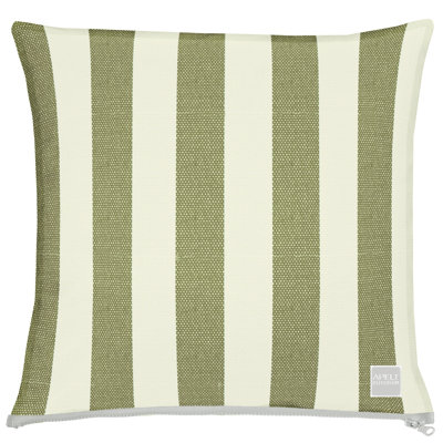 Outdoor Indoor / Outdoor Striped Square Throw Cushion