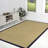 Locklin Farmhouse Cottage Border Jute Natural/Navy Rug-629956416
