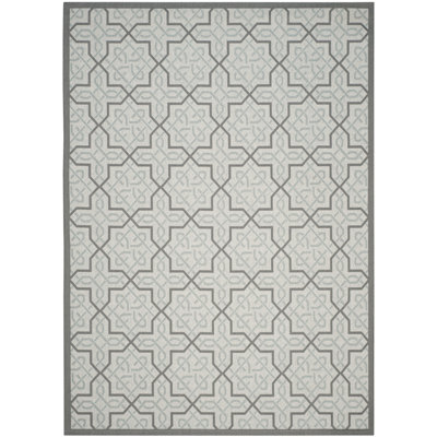 Tapis gris foncé en laine touffeté à la main Dirks