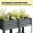 Patio Planter Box,Outdoor Elevated Planter Box,Raised Garden Bed-5754490