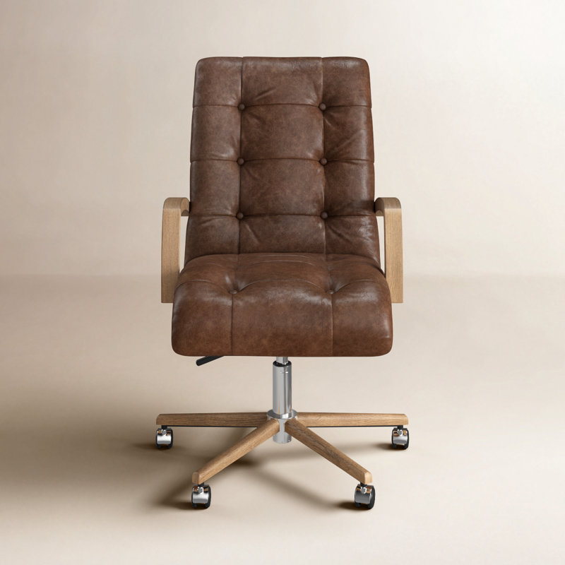 Luca Leather Swivel Task Chair