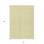 Tapis intérieur et extérieur lavable 8 pi x 10 pi jaune et ivoire