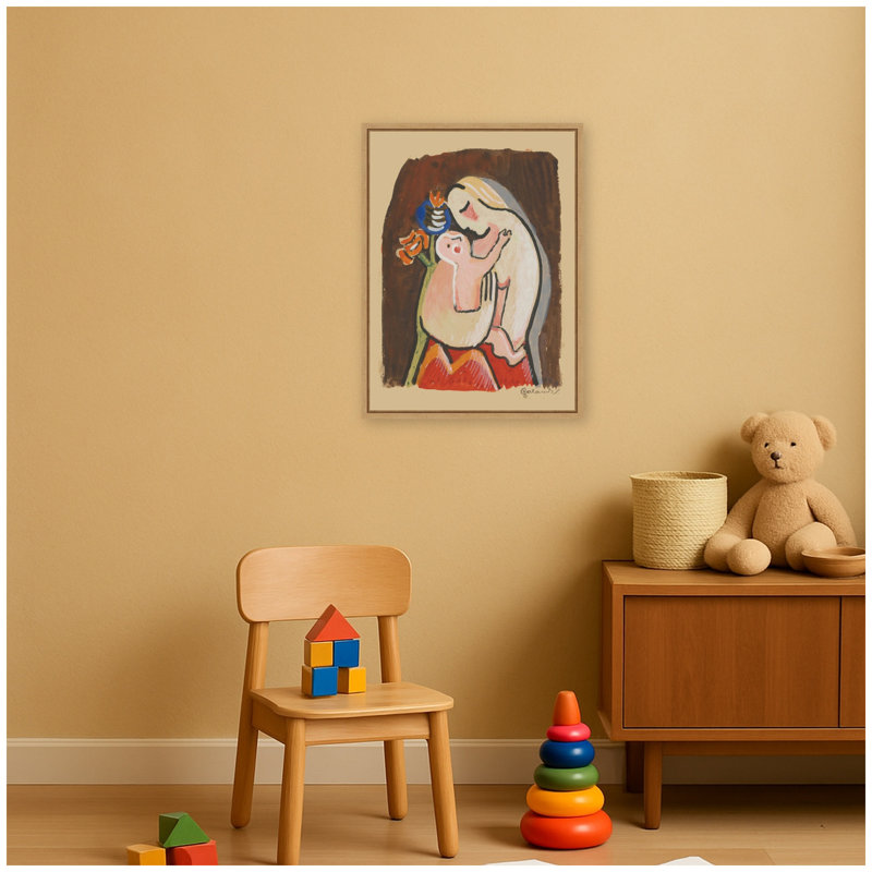«Matka 1938 Mikula Galanda» par Nostalgia Prints, reproduction d'art sur toile encadrée