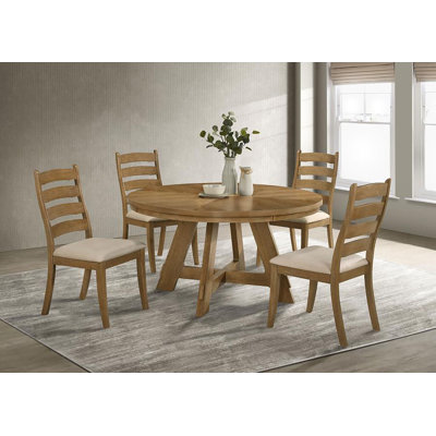 Domenech 5-pcs Round Dining Table Set