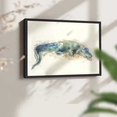 Alligator -Framed Print - Restickable
