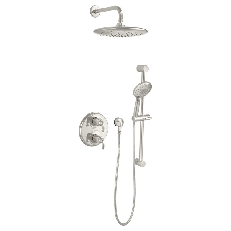 Spectra Flood Fixed Shower Head 1.8 GPM GPM, Polished Nickel