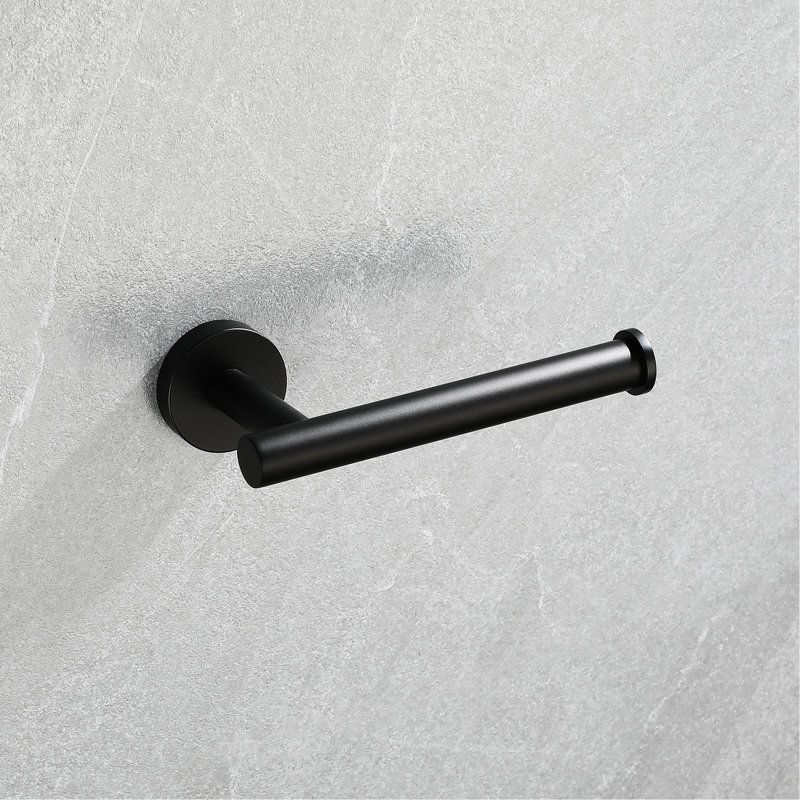 5 Piece Bathroom Towel Rack - Wall Mount, Matte Black Aluminium Robust Build, Corrosion For Various Spaces Easy Installation Method 5 In Mounted Stylish And Bath, Bedroom, Laundry, Kitchen Process