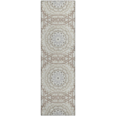 Premium Machine Washable Cerrito Ivory Rug