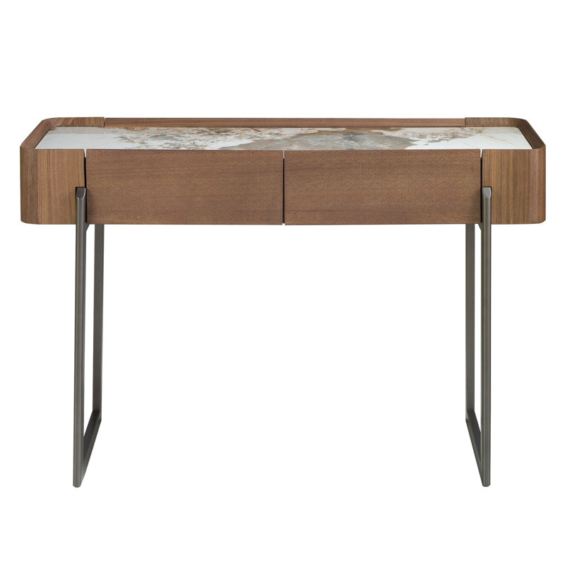 40cm Marble Top Console Table