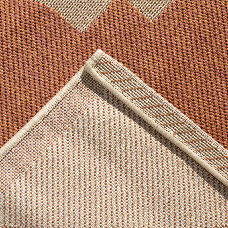 Herefordshire Performance Geometric Indoor/Outdoor Area Rug, Rectangle 9' x 12'