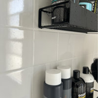 ODesign Shower Caddy Basket Shelf for Shampoo Conditioner Bathroom Black  631112653503