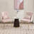 Dorsi Velvet Upholstered Button Tufted Modern Dining Chair-1474221120-1434141114