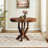 Culcrum Cherry Oak Counter Height Table With Pedestal