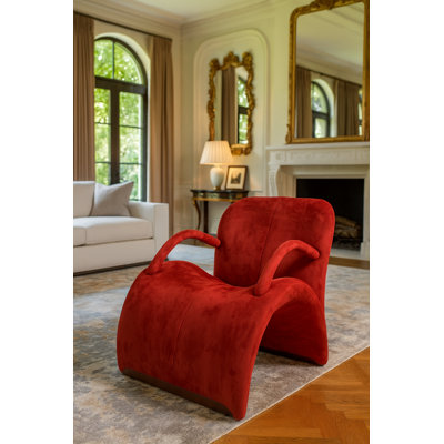 Luxury Modern Red Lounge Chair