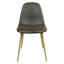 Santa Cruz 45cm H Genuine Leather Upholstered Side Chair-36049056