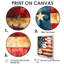 «Usa Flag Or Liberty In Vintage Style», reproduction sur toile-1047895653-1047895648-1047895650