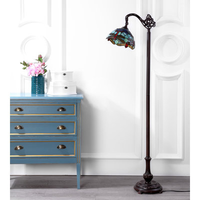 Ostby 60'' Brown Arched Floor Lamp