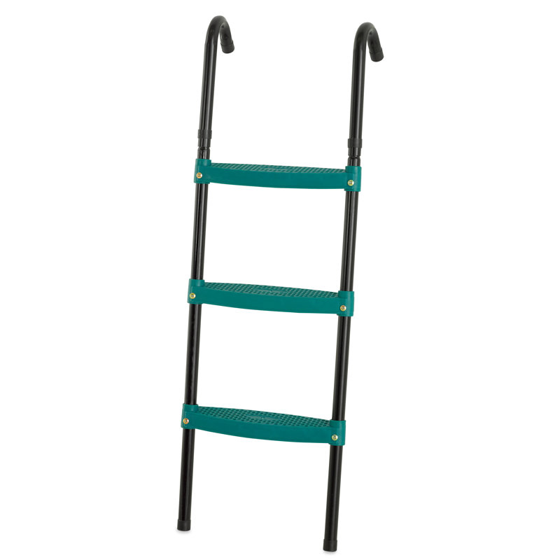 Échelle de trampoline, H 13 po x l 41 po x P 1 po, Vert / Noir