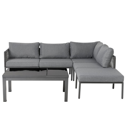 Mayer 6 Seater Corner Sofa Set