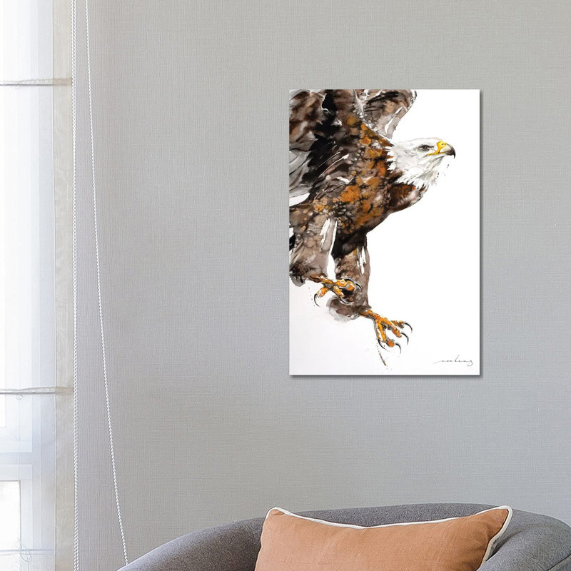 Eagle Power II by Soo Beng Lim - Wrapped Canvas Painting, 66.04 cm H x 45.72 cm W x 3.175 cm D
