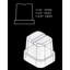 XO Appliance 65 lb. Daily Production Clear Ice Built-In Ice Maker