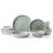  16 Piece Stoneware Dinnerware Set - Service For 4