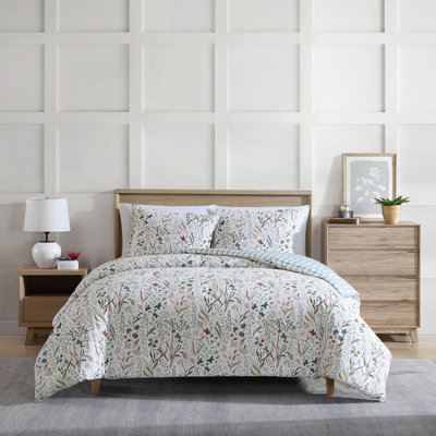Eddie Bauer Woodland Forest Pink Cotton Reversible Comforter Set