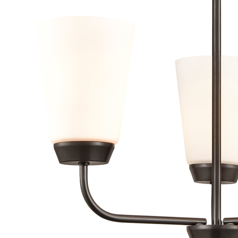 Lustre à 3 lumières de 19 po de largeur Winslow - Bronze huilé