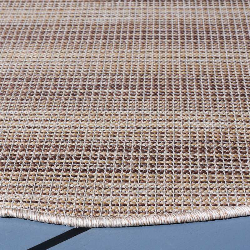 Jennalyn Performance Indoor/Outdoor Area Rug, Round 6'5"
