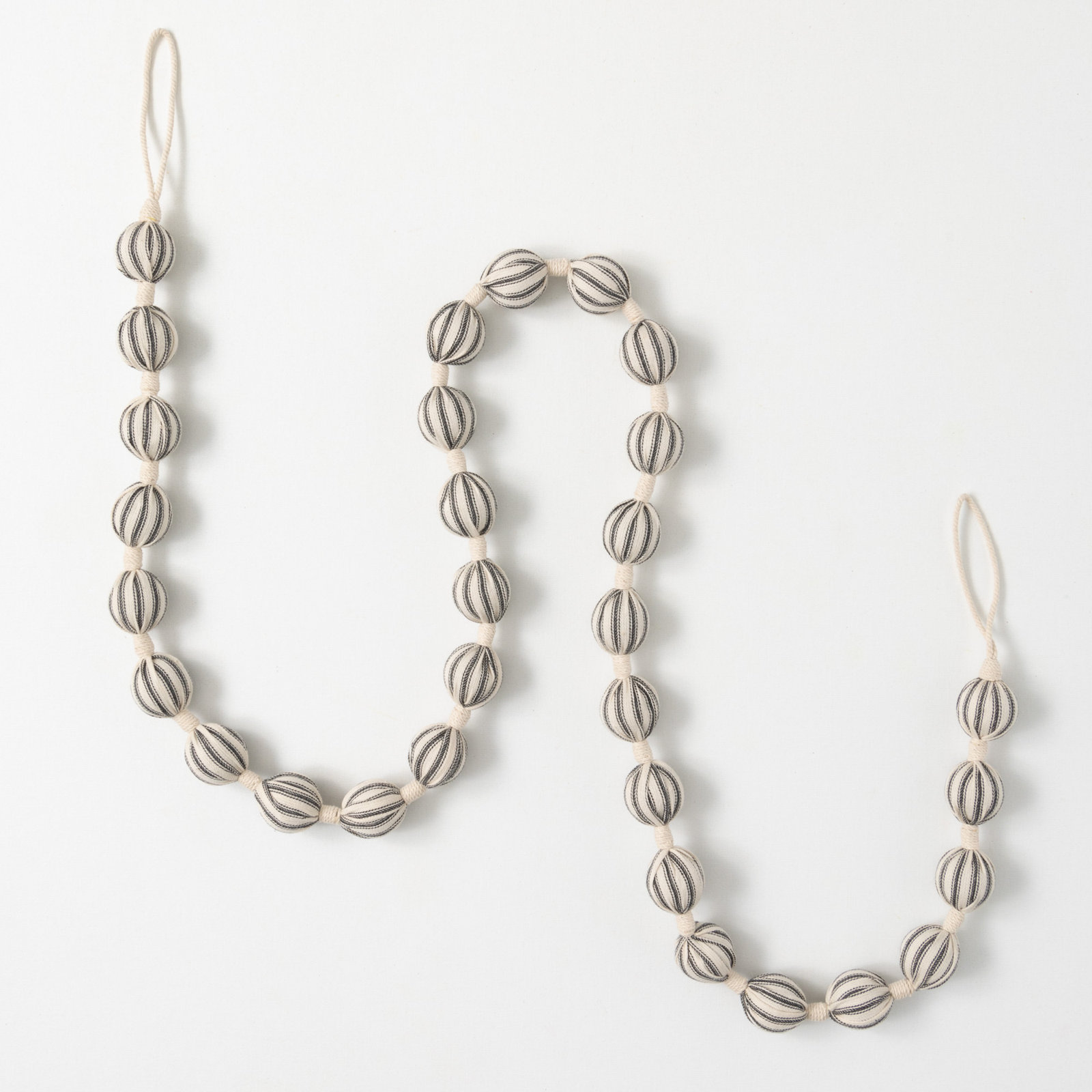 72" Ticking Ball Novelty Garland, Black