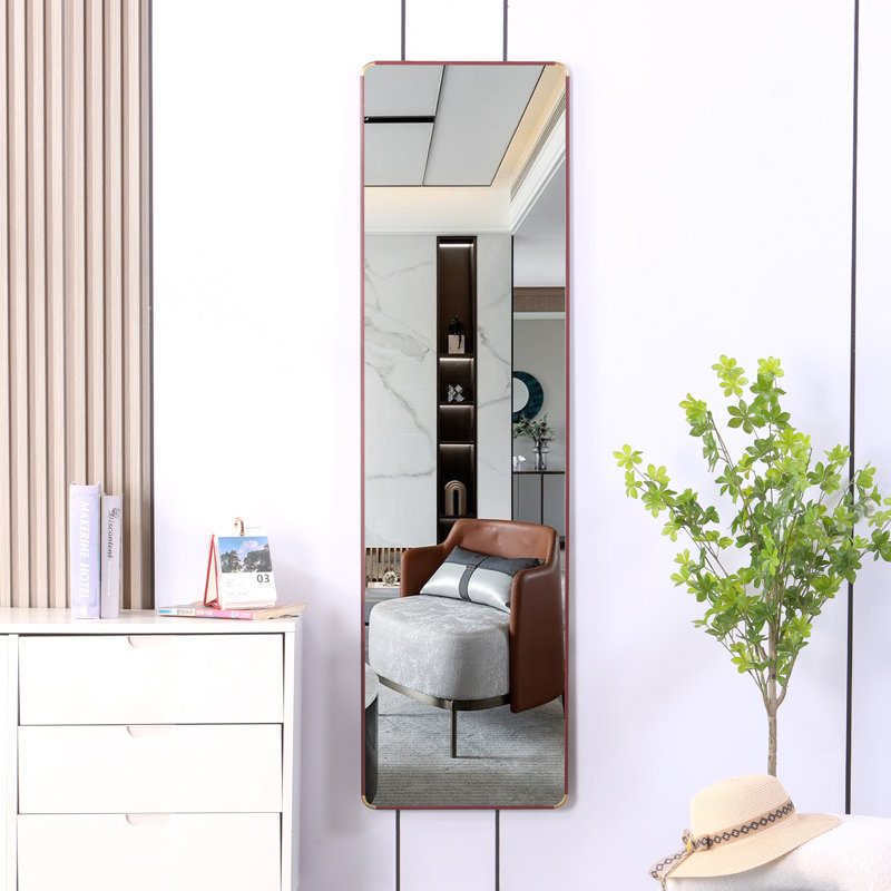 Miroir Kalianne, H 60 po x l 16,5 po, Cerisier