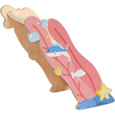 Coral Ladder cage accessory, Basswood Hamster Climbing Toy, Non-Toxic