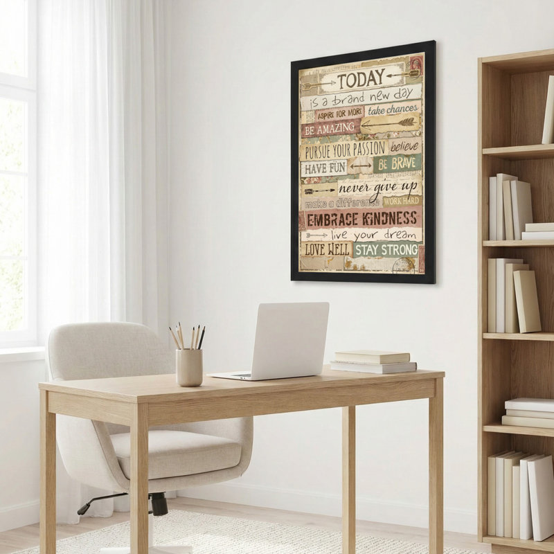 Art inspirant, impression sur toile tendue, impression sur toile, H 18 po x l 12 po