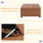 Faux Leather Tufted Storage Ottoman