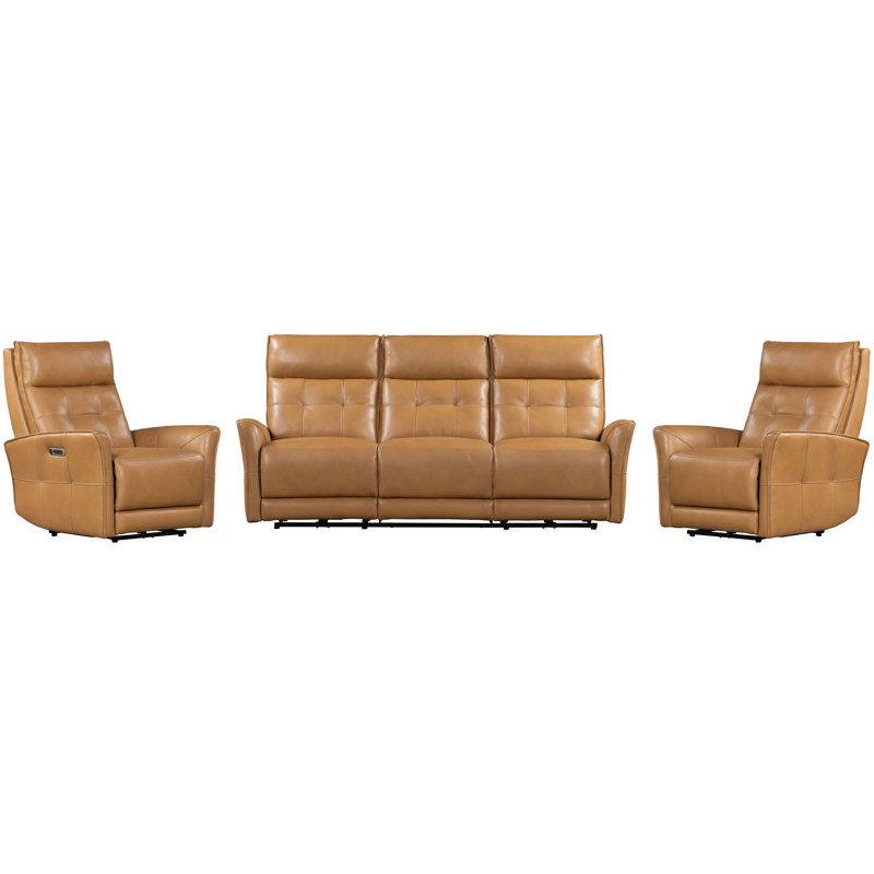 Canapé inclinable électrique et deux fauteuils inclinables Kondzha