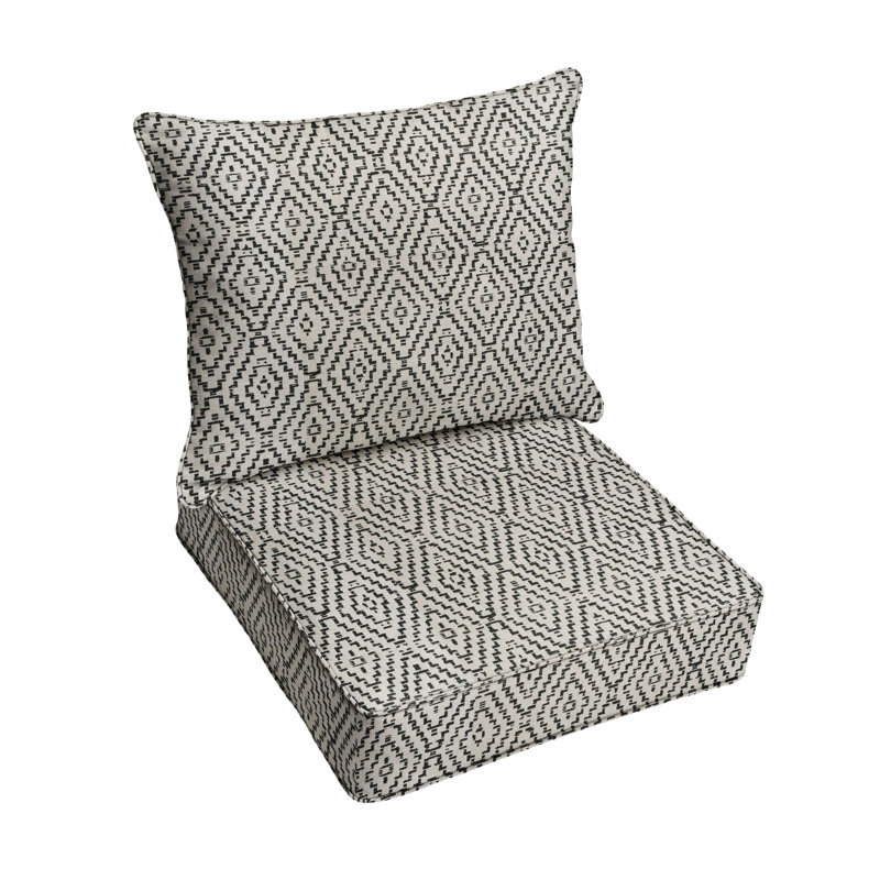 Outdoor 5'' Lounge Chair Seat / Back Cushion, 29" W x 27" D