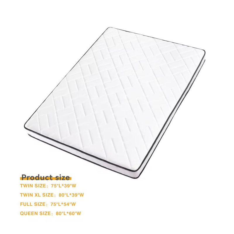 6" Medium Gel Memory Foam Hybrid Mattress, Queen