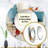 Teal Orange Bold Flow Collage - Dams Decorative Wall Mirror, Teal Large Round Mirror, Printed Metal Art-99620167