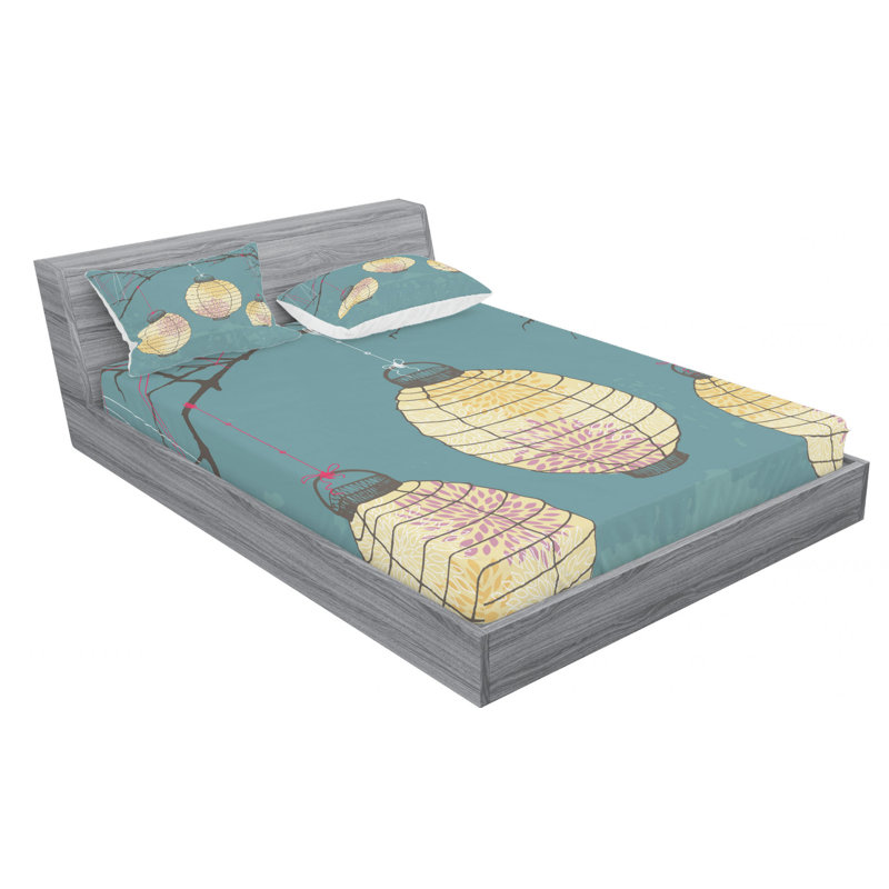 Microfiber Sheet Set, Queen Sheet Set with Fitted Sheet