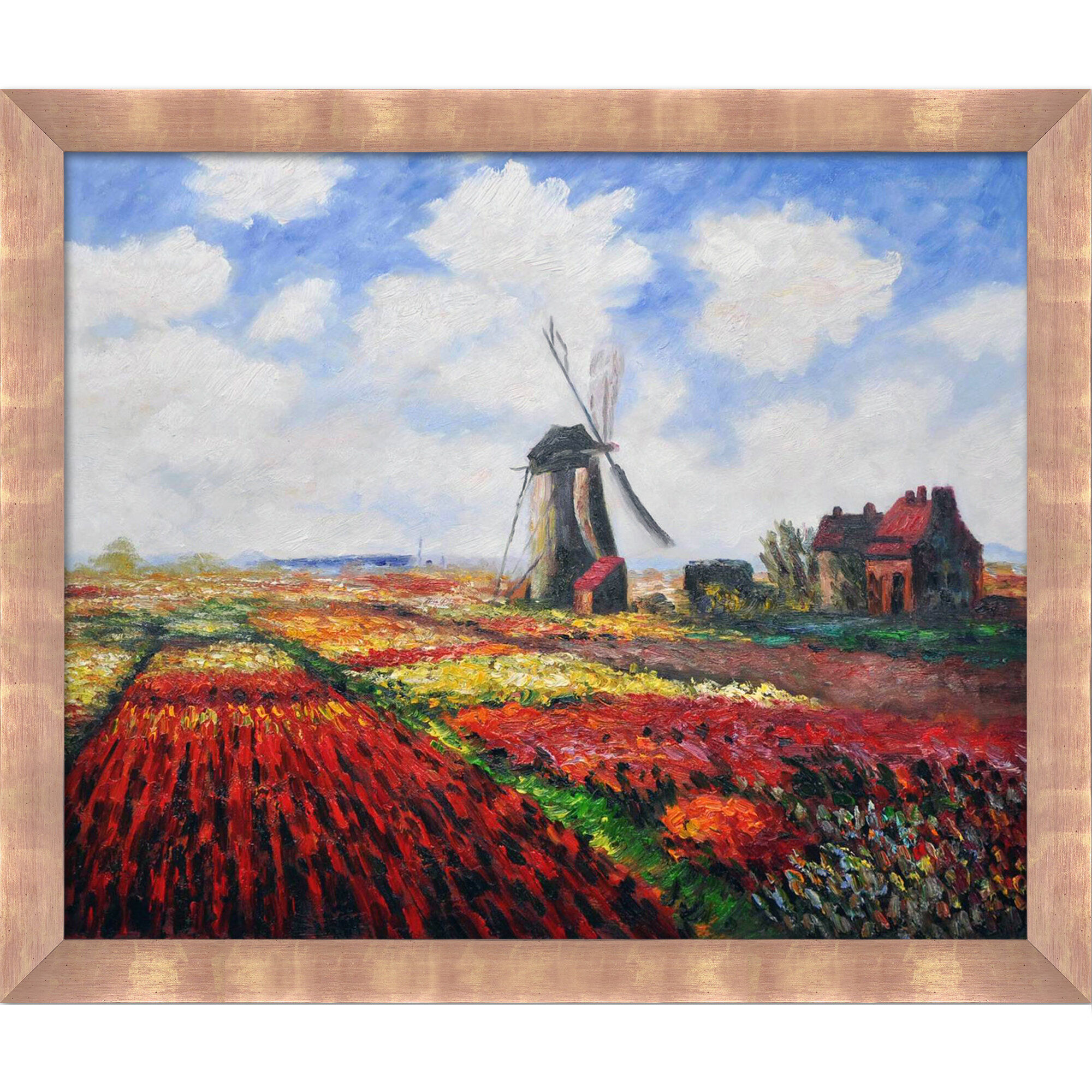 windmill framed art