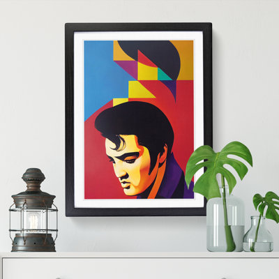 Daouda Elvis Presley Abstract - Picture Frame Print